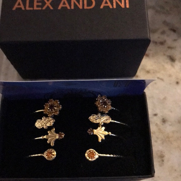 NWT Alex & Ani Legacy set of 4 Marigold Bracelets - Picture 4 of 6